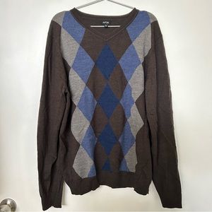☆ VINTAGE ARGYLE SWEATER ☆
